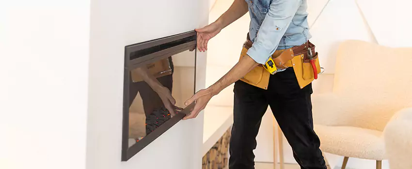 Metal Fireplace Installation in Lehi, Utah