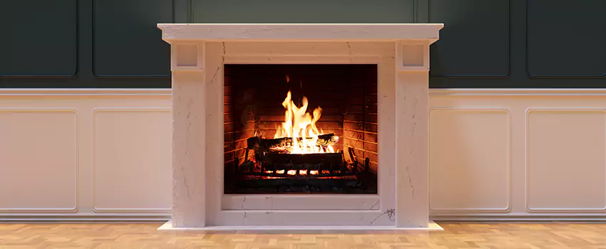 Open Flame Wood-Burning Fireplace Installation Services in Lehi, Utah
