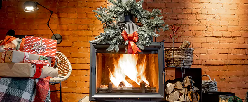 Travis Industries Linear Gas Fireplace Installation in Lehi, Utah