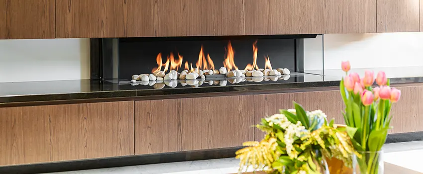 Double-height Fireplace Design Refurbishment in Lehi, Utah