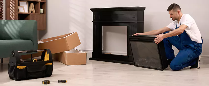 Old Rusted Metal Fireplace Repair And Replacement in Lehi, UT