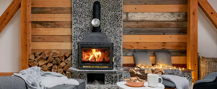 Thelin Hearth Products Direct Vent Gas Stove Fireplace Inspection in Lehi, Utah